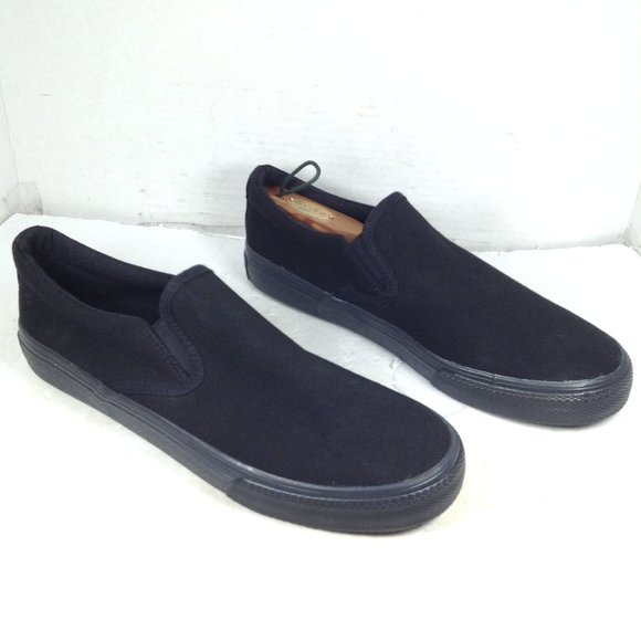 Airwalk Shoes Airwalk Men Loafers Canvas Lowtop Slipon Shoes Black